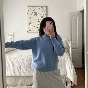 Aritzia cashmere relaxed crew sweater